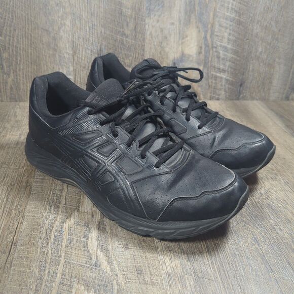 ASICS Gel Contend 5 Triple Black Men's Size 13 Extra Wide Athletic Sneakers - Picture 1 of 13